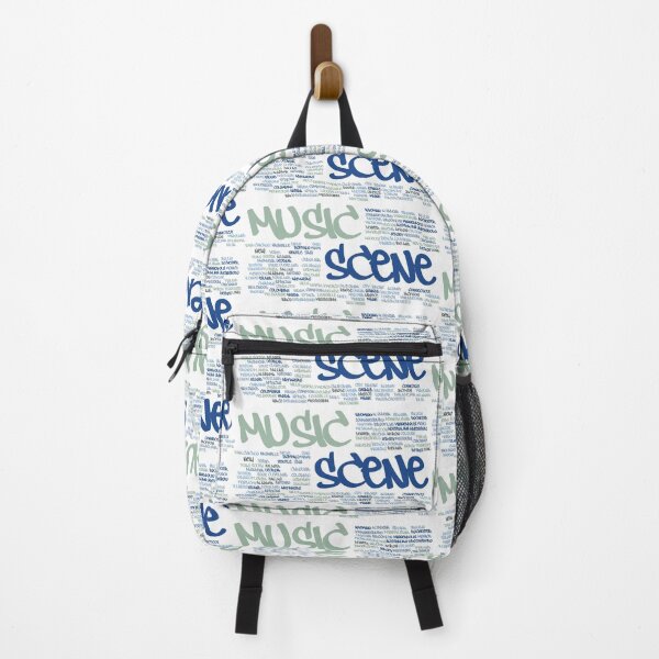 Item preview, Music Scene City PW Graffiti Blue Green by Mistah Wilson designed and sold by The Street Sign Store.