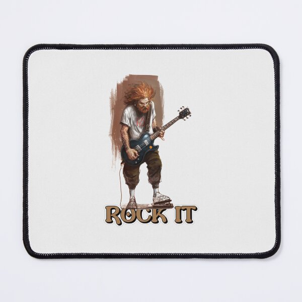 Item preview, ROCK IT KEOUGH I'M KENOUGH ROCK BAND PRINTS, MATS, MUGS & CLOCKS designed and sold by Usrbrands.