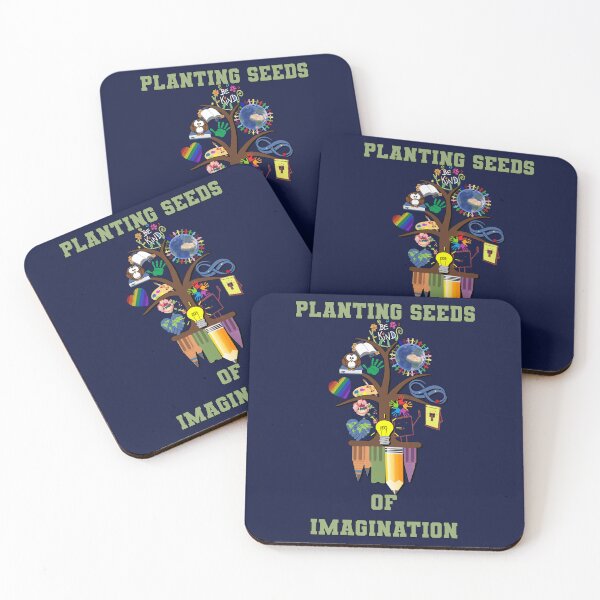 Item preview, Planting Seeds Of Imagination Creativity Quote designed and sold by tamdevo1.