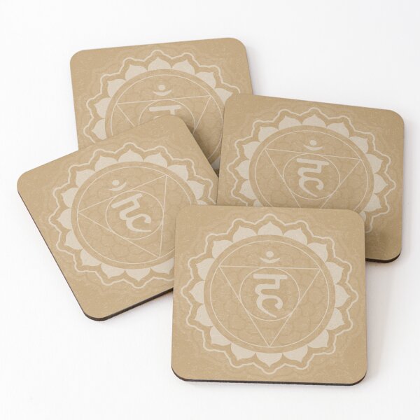 Item preview, Throat Chakra Mandala - Fawn + Dove designed and sold by Irene Estelle.