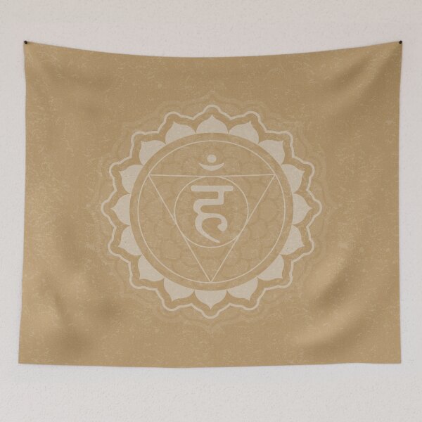 Item preview, Throat Chakra Mandala - Fawn + Dove designed and sold by Irene Estelle.