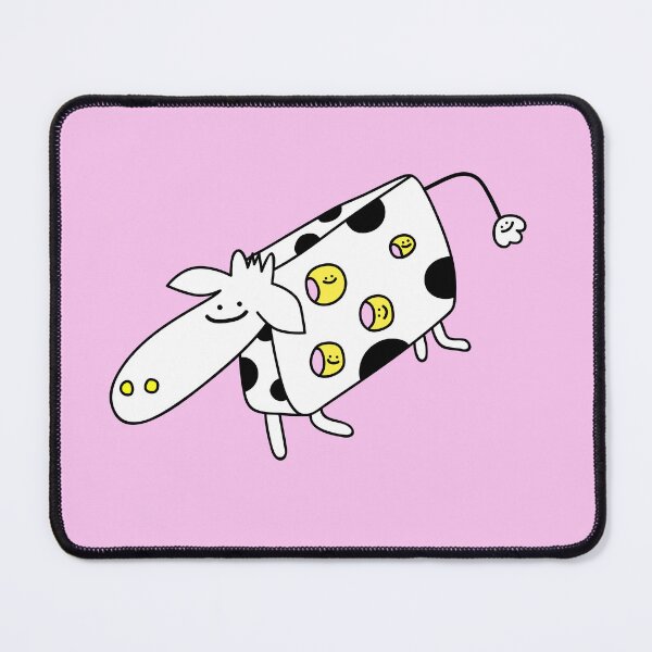 Item preview, Cheese Cow - Cheese based Cow happy faces cute designed and sold by Porky Roebuck.