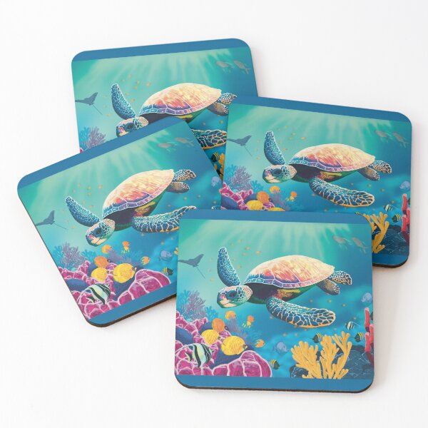Item preview, Underwater Sea Turtle Scene designed and sold by Catherine Harrison.