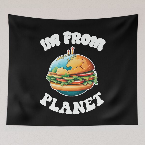 Item preview, i am from pizza planet burger delicious of burger pizza restaurant fast food happy time with friend designed and sold by sami david ⭐⭐⭐⭐⭐.