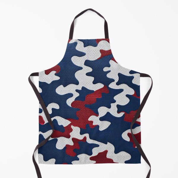 Item preview, Red White And Blue Camouflage Pattern designed and sold by TheArtOfPat.