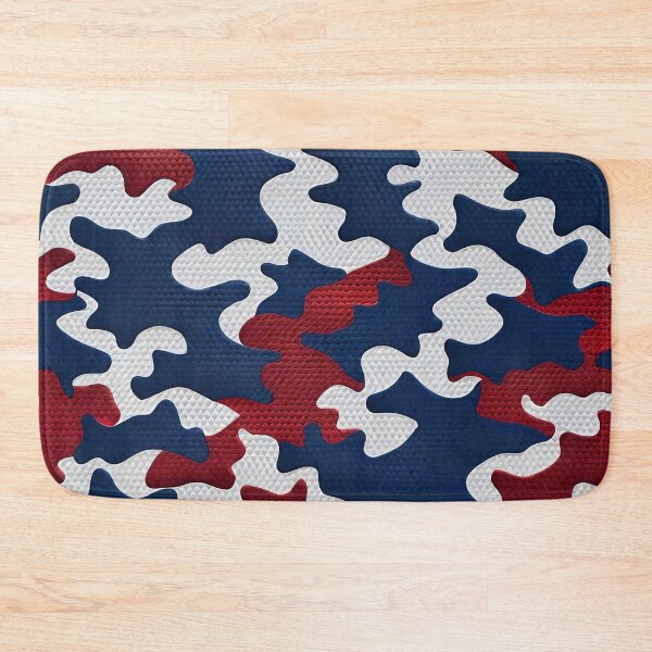 Item preview, Red White And Blue Camouflage Pattern designed and sold by TheArtOfPat.