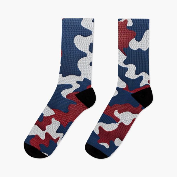 Item preview, Red White And Blue Camouflage Pattern designed and sold by TheArtOfPat.