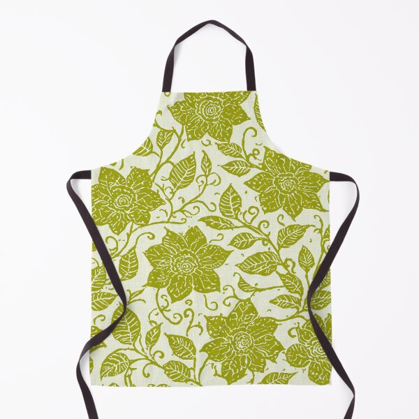 Item preview, Boho Floral Pattern Olive Green designed and sold by tonymagnerart.