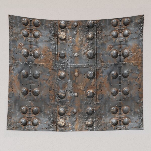 Item preview, Industrial Textured Metal Plate With Rust Details designed and sold by Reichcorp.