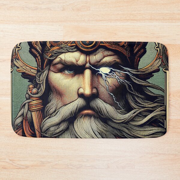 Item preview, art nouveau Odin designed and sold by Foxlindesigns.