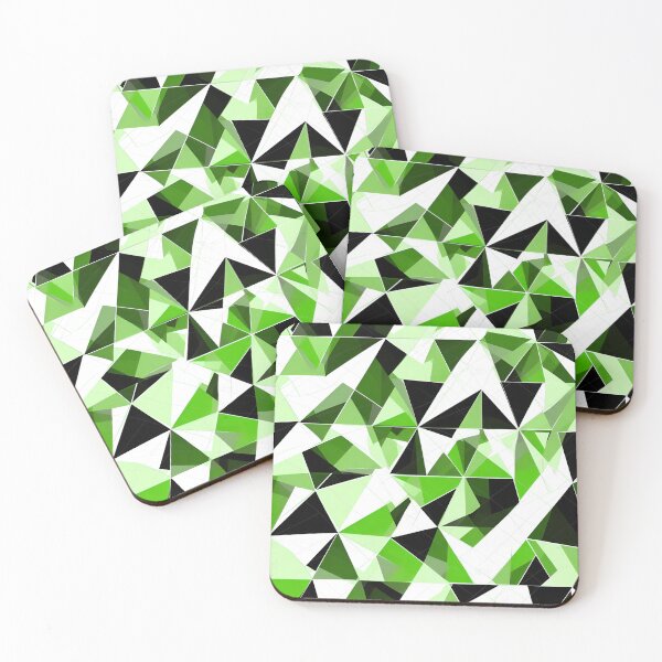 Item preview, Triangles of Green designed and sold by SaraBakx.