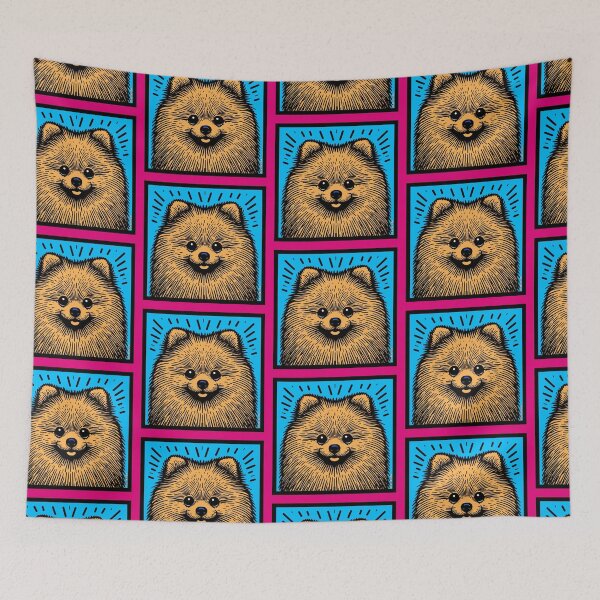 Item preview, Pop Art of a Pomeranian designed and sold by FunnehGacha.