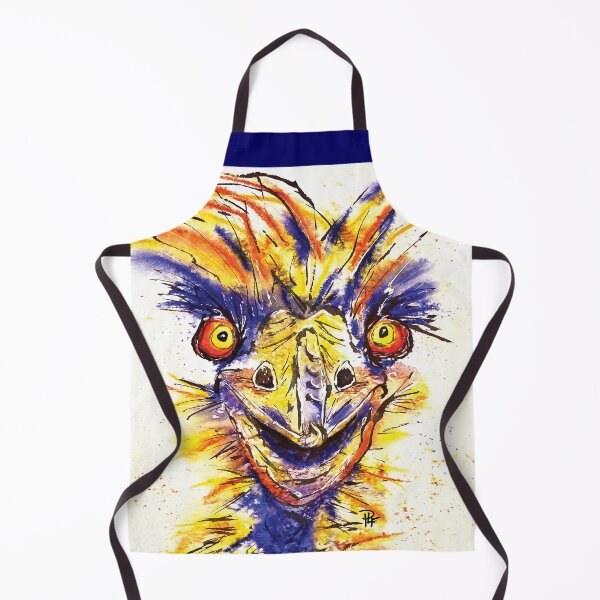 Item preview, Kooky Kreatures 'Enzo: The Purple Emu' Caricature Print — Art by Paquita designed and sold by Art-by-Paquita.