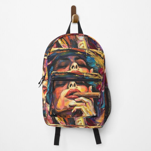 Item preview, Ephemeral Elegance- A Cubist-Fauvist-Impressionist Ode to Womanhood with Red Lipstick in Cigar Bliss designed and sold by OlfactoART Studio.