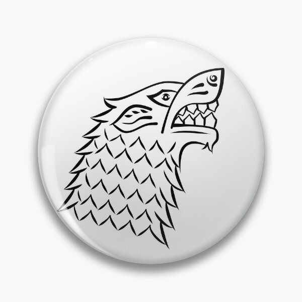 Artikelvorschau, Wikingerwolf (schwarz) entworfen und verkauft von NateArtDesign.