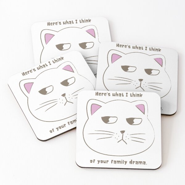 Item preview, Side-Eye Cat, Family Drama, Dysfunctional Family  designed and sold by AncestralEchoes.