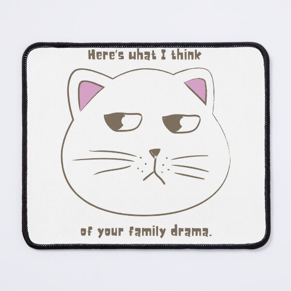 Item preview, Side-Eye Cat, Family Drama, Dysfunctional Family  designed and sold by AncestralEchoes.