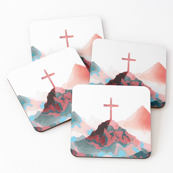 Item preview, blue cross on mountain  designed and sold by zionwardrobe.