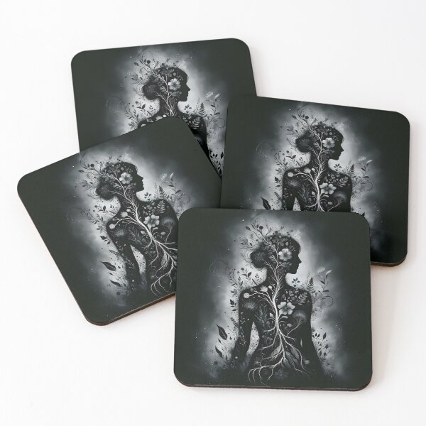 Item preview, Shadowed Floribunda Portrait designed and sold by JuniperFinch.
