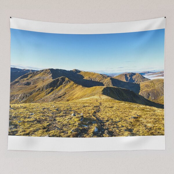 Item preview, West from Tom a' Choinnich to Carn Eige and Beinn Fhionnlaidh designed and sold by ScotLandscapes.