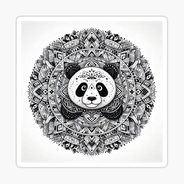 Mandala Panda Merch & Gifts for Sale