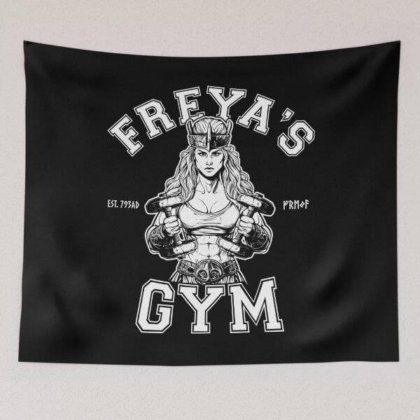 Item preview, Freya's Gym - Norse Goddess Gym designed and sold by Darmoks-Geeks.
