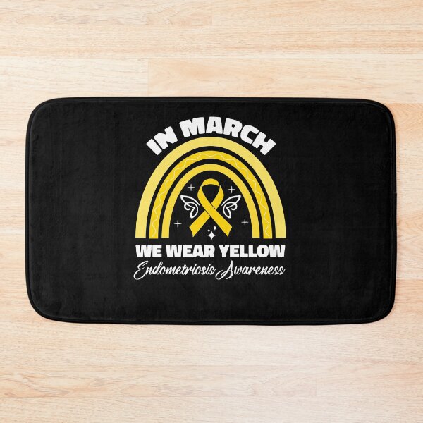 Item preview, In March We Wear Yellow Endometriosis Awareness designed and sold by 2mrwdust.