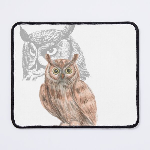 Item preview, Gaze of Wisdom: The Majestic Eurasian Eagle Owl (Unisex T-Shirt) designed and sold by mgl-design.