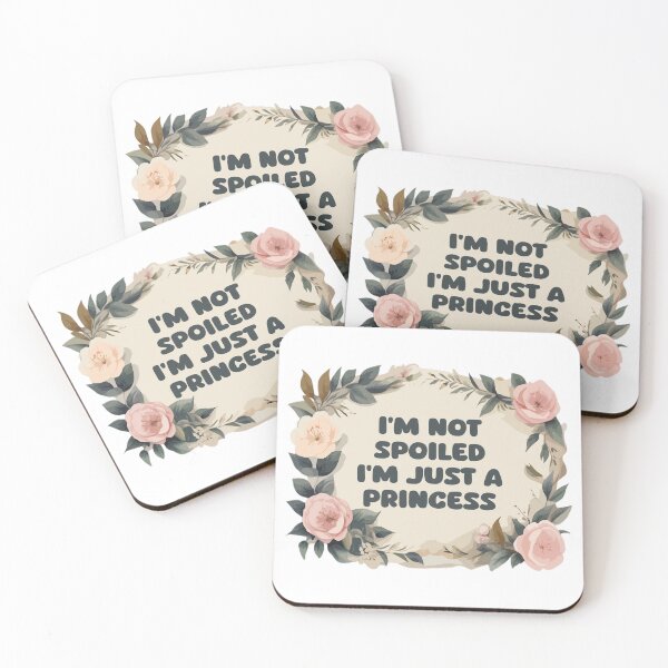 Item preview, I'm Not Spoiled I'm Just A Princess stationery paper floral designed and sold by Stick-Artistry.