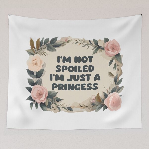 Item preview, I'm Not Spoiled I'm Just A Princess stationery paper floral designed and sold by Stick-Artistry.