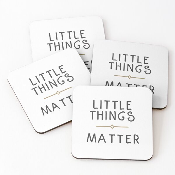 Item preview, Litte Things Matter, Minimalistic Handwritten Sticker Design designed and sold by WatermelonPink.