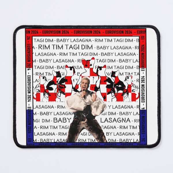 Item preview, Eurovision 2024 Baby Lasagna "Rim Tim Tagi Dim" Croatia designed and sold by MooMoo Designs.