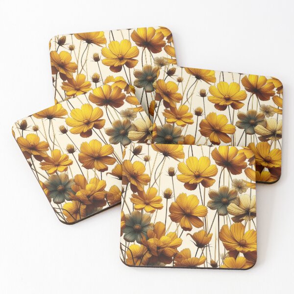 Item preview, Vibrant Yellow Cosmos Flowers: Add a Splash of Sunshine to Your Space designed and sold by asbno19.