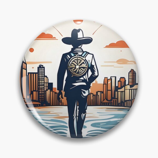 Item preview, City logo with man walk on water designed and sold by david stigler.