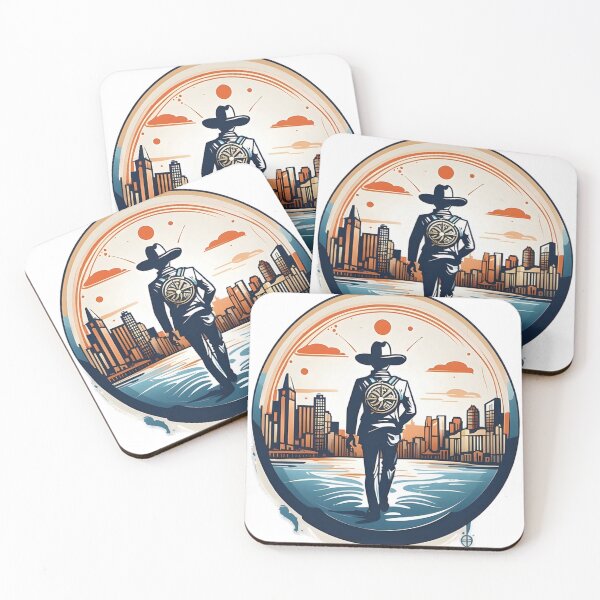 Item preview, City logo with man walk on water designed and sold by david stigler.