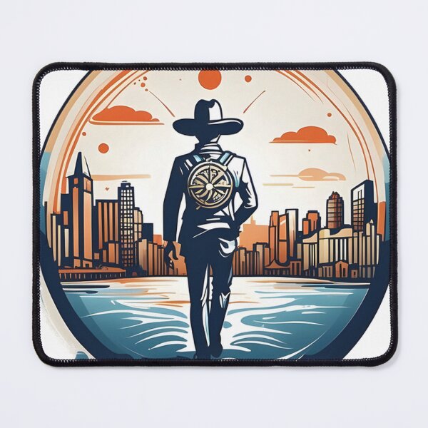Item preview, City logo with man walk on water designed and sold by david stigler.