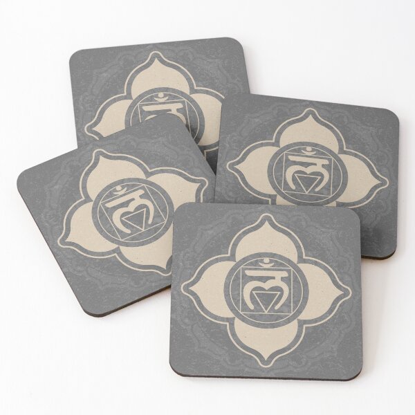 Item preview, Root Chakra Mandala - Slate + Dove designed and sold by Irene Estelle.