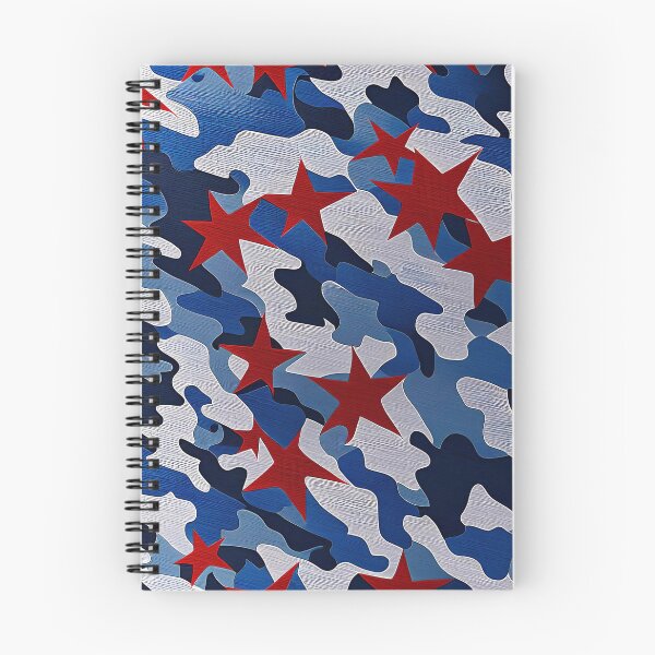 Item preview, Red White And Blue Camouflage Pattern designed and sold by TheArtOfPat.