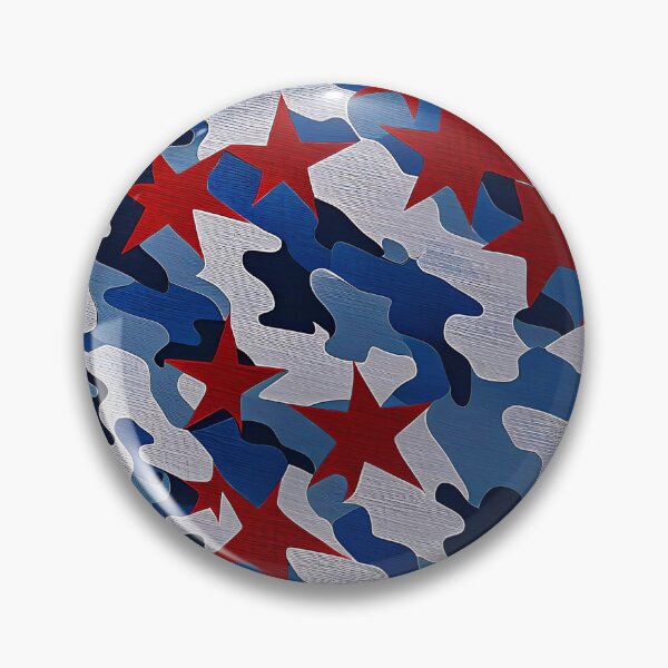 Item preview, Red White And Blue Camouflage Pattern designed and sold by TheArtOfPat.