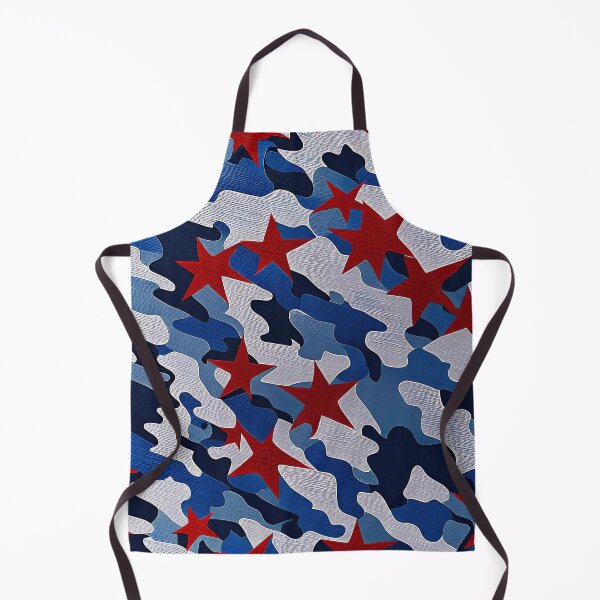 Item preview, Red White And Blue Camouflage Pattern designed and sold by TheArtOfPat.
