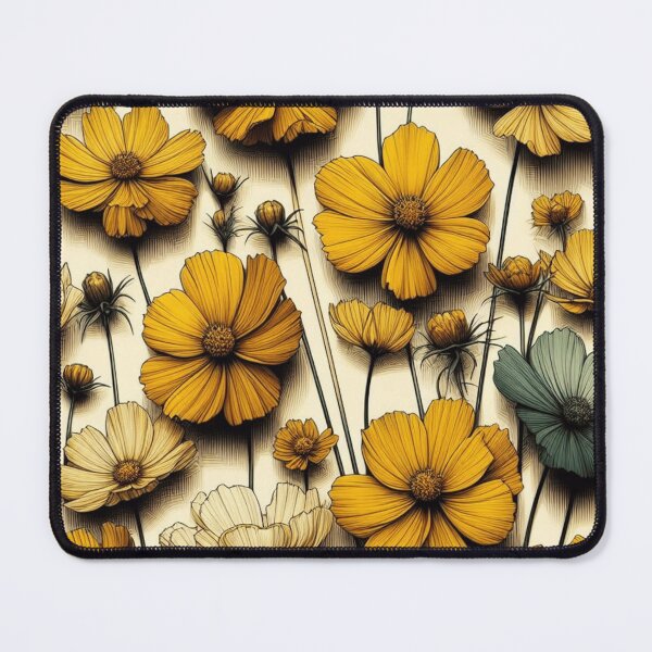Item preview,  Vibrant Yellow Cosmos Flowers: Add a Splash of Sunshine to Your Space designed and sold by asbno19.