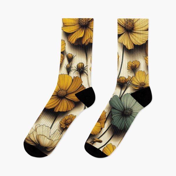 Item preview,  Vibrant Yellow Cosmos Flowers: Add a Splash of Sunshine to Your Space designed and sold by asbno19.