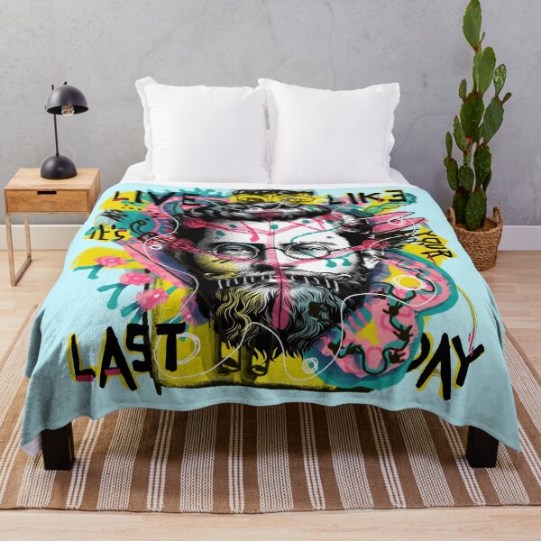 Item preview, Live like it's your last day - Hipster guy illustration designed and sold by GreissDesign.