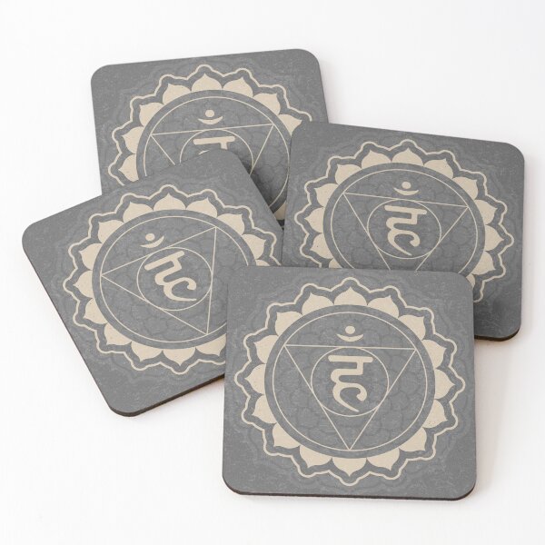 Item preview, Throat Chakra Mandala - Slate + Dove designed and sold by Irene Estelle.