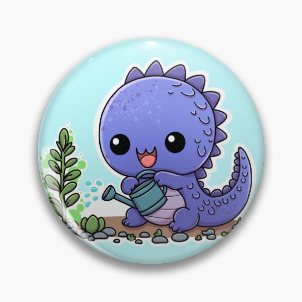 Aperçu de l'œuvre #5 Scaly Monster watering plants créée et vendue par Kiskadee-Draw.
