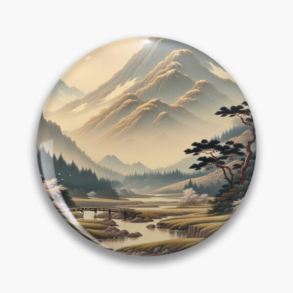 Item preview, Japanese Landscape Nature  Art designed and sold by HippieFarms11.