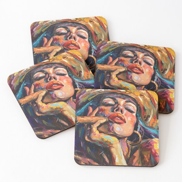 Item preview, Chromatic Woman Red Lipstick and Cigar- Vivid Dimensions in Cubist-Fauvist-Impressionist designed and sold by OlfactoART Studio.