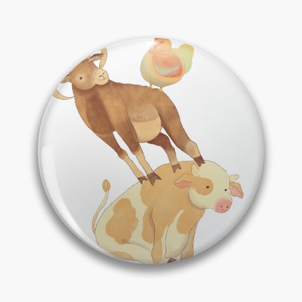 Item preview, Cow Sheep Chicken Funny Barnyard Fun Farm Ranch  designed and sold by IntoClearWater.