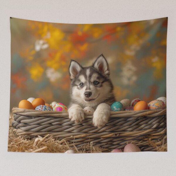 Item preview, Springtime Splendor A Malamute's Easter Adventure designed and sold by DigitalDoghouse.