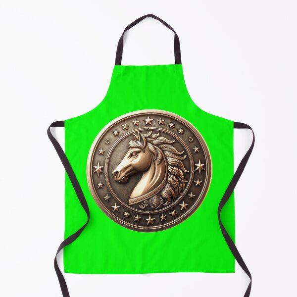 Item preview, HORSE SHIELD - #00FF00 designed and sold by Marlon Oseguera.